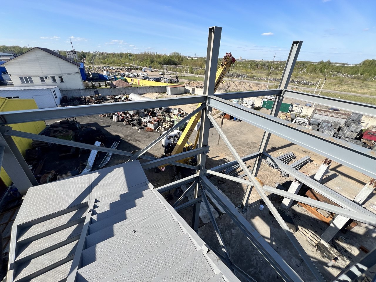 Монтаж силового каркаса