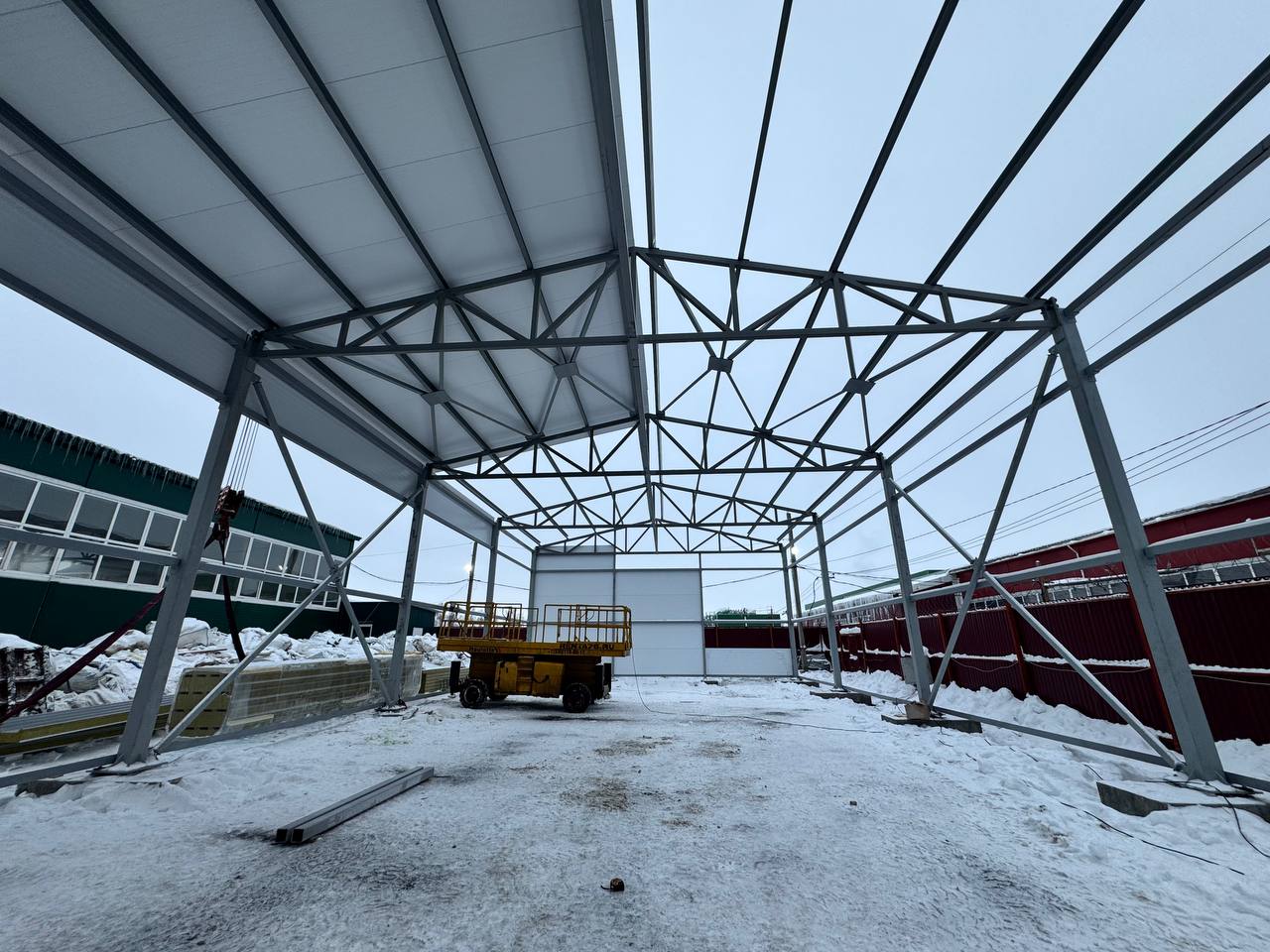 Этап фасадной сборки